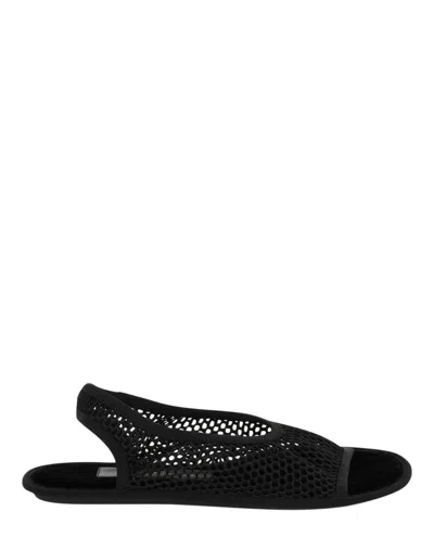 Ferragamo Anio Crystal Embellished Slingback Sandals In Black