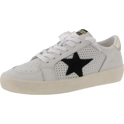 Vintage Havana Womens Distressed Leather Casual And Fashion Sneakers In Multi