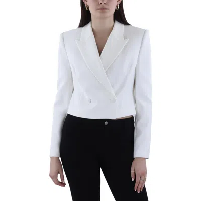 Bcbgmaxazria Womens Solid Polyester One-button Blazer In White