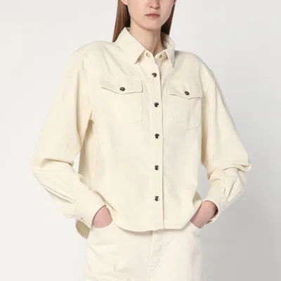 Frame Butter-coloured Denim Shirt