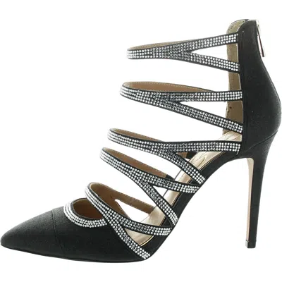 Jessica Simpson Parminda 2 Womens Strappy Man Made Pumps In Black
