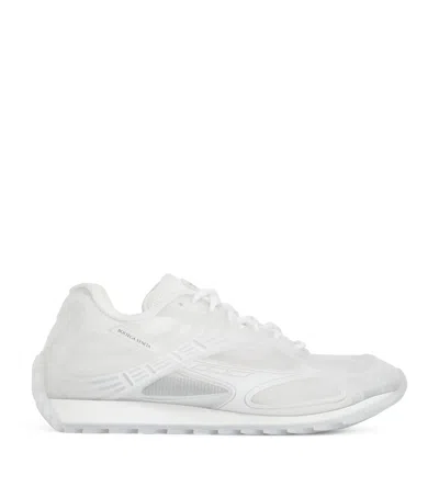Bottega Veneta Orbit Transparent Rubber Sneakers In White