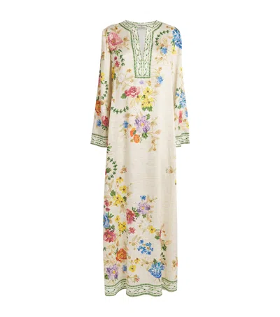 Mary Katrantzou Collins Floral-print Twill Kaftan