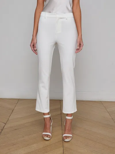 L Agence Ketra Bootcut Trouser In White