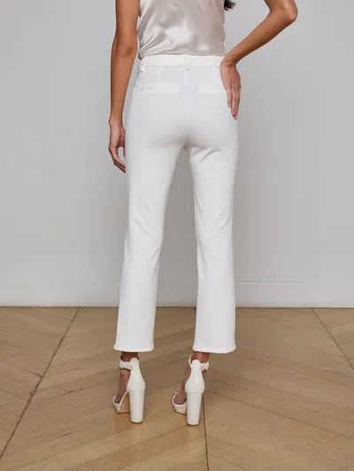 L Agence Ketra Bootcut Trouser In White