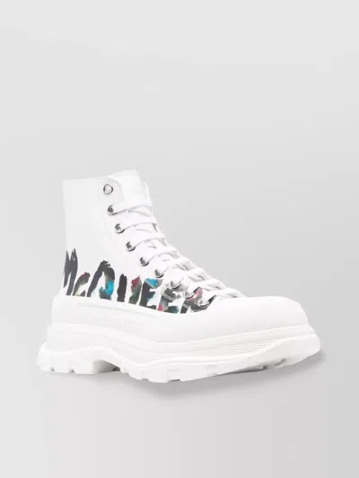 Alexander Mcqueen Tread Slick Canvas Sneakers