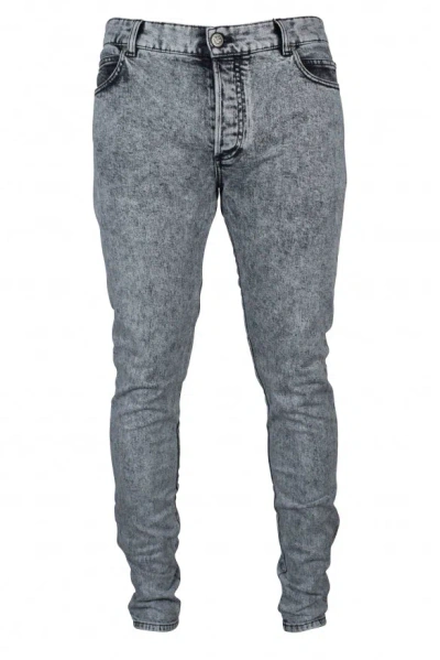 Balmain Men Jean In Gray