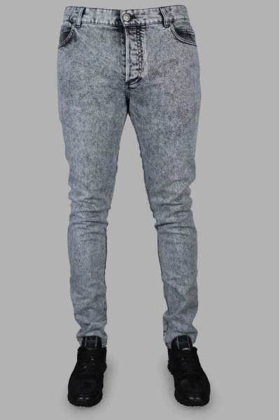 Balmain Men Jean In Gray