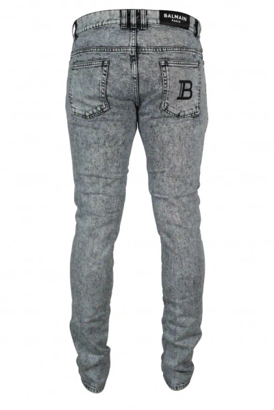 Balmain Men Jean In Gray