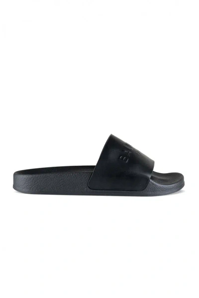 Balmain Men Slides In Black