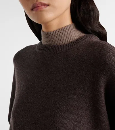 Brunello Cucinelli Cashmere Sweater In Brown