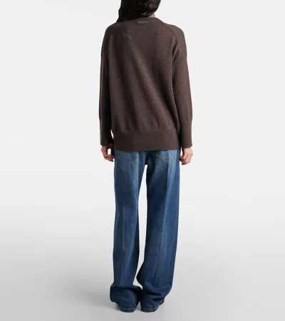 Brunello Cucinelli Cashmere Sweater In Brown