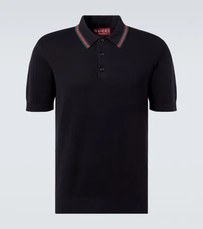 Gucci Wen Polo In Blue
