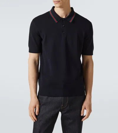 Gucci Wen Polo In Blue