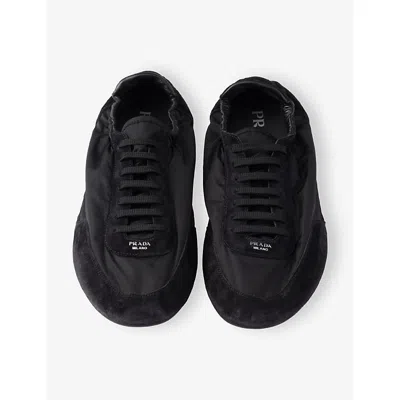 Prada Collapse Sneakers Men In Black