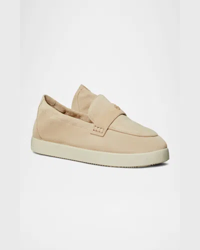 Tory Burch Sporty Suede Slip-on Loafers In Navy