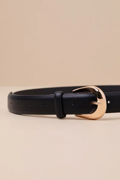 Lulus Total Element Black Belt In Black