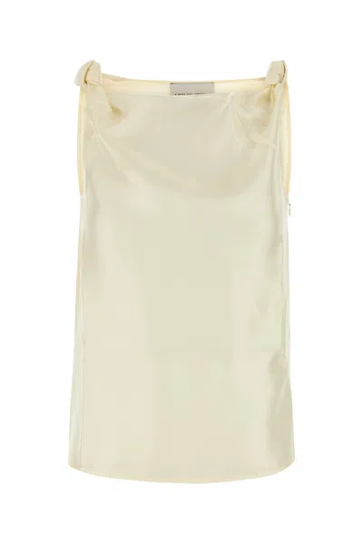 Loulou Studio Loulou Ivory Twill Remy Top In Softvanilla
