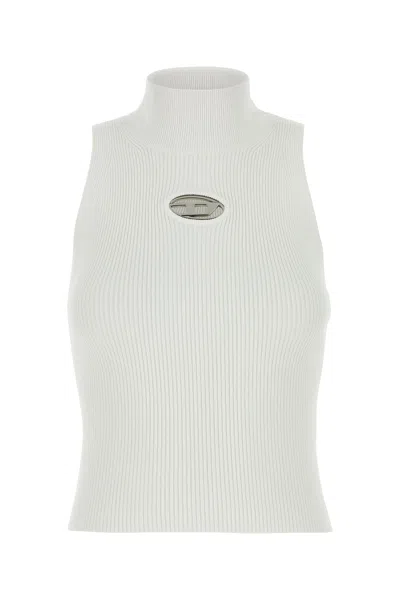 Diesel Knitted Top In White