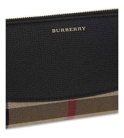 Shop Burberry House Check Wallet In Black
