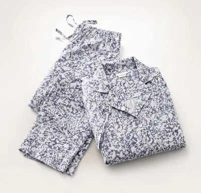 Boll & Branch Signature Short Sleeve & Pants Pajama Set