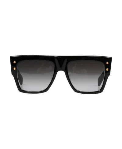 Balmain X Akoni Gradient Tinted Sunglasses In Black