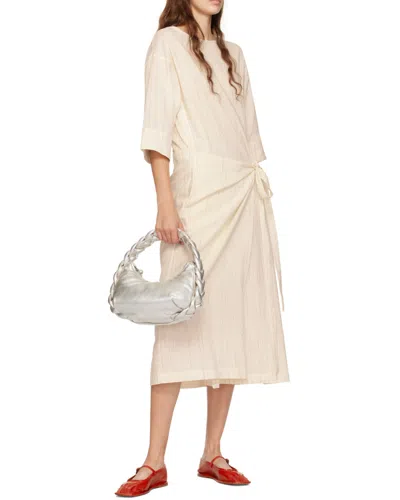 Hereu Red Dansa Supple Shiny Ballerina Flats In Red