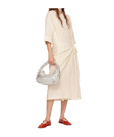 Hereu Red Dansa Supple Shiny Ballerina Flats In Red