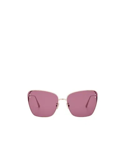 Dior Logo Sunglasses In Pink