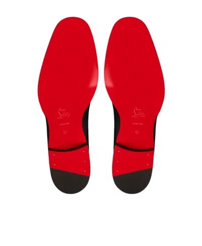 Christian Louboutin Chambeliss Patent Calfskin Oxford Shoes In Black