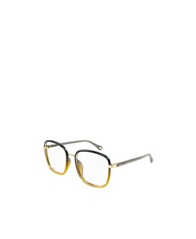 Chloé Geometric Frame Flat Mirror In Multicolor