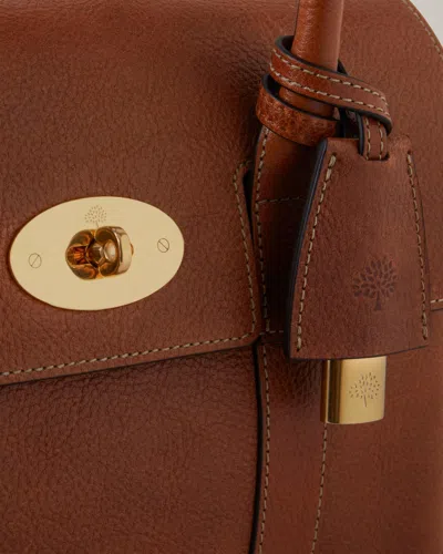 Mulberry Bayswater Small Grained Leather Shoulder Bag In Brown