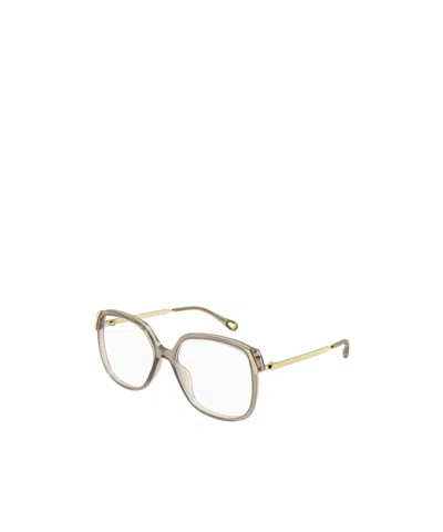 Chloé Full Frame Plain Mirror In Gold