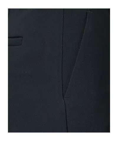 Incotex Straight-leg Tailored Pants With Subtle Hem Detailing In Black