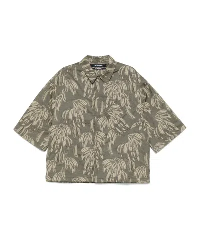 Jacquemus Aloe Shirt Print 3/4 Sleeves In Multicolour
