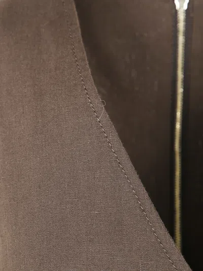 Max Mara Women's Simeone Linen Sleevesless Dress In Brown