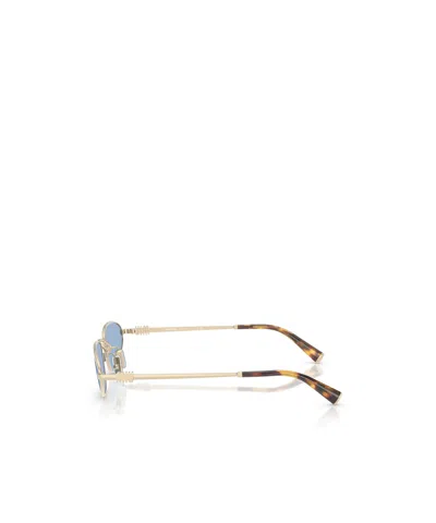 Miu Miu Eyewear Irregular-frame Sunglasses In Blue