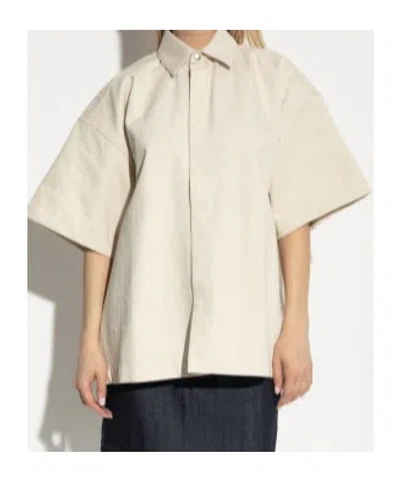 Jil Sander Women Heavy Cotton Shirt In Neutral