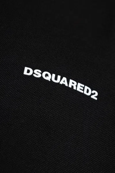 Dsquared2 Polo Shirt With Logo In Black