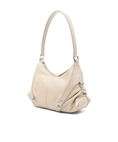 Givenchy Beige Small Voyou Shoulder Bag In Natural Beige