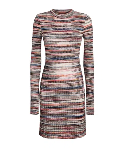 Missoni Striped Short Dress In Multi