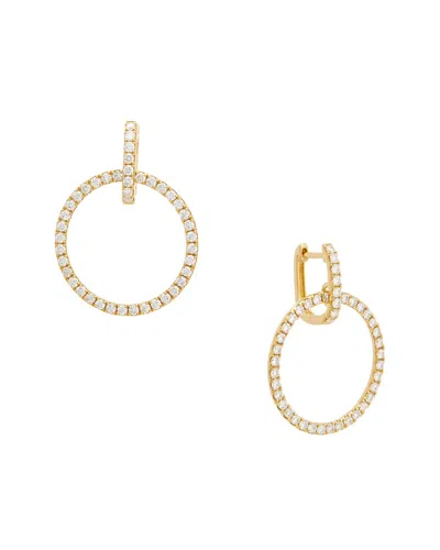 Maitre De Diamant 18k 1.22 Ct. Tw. Diamond Earrings