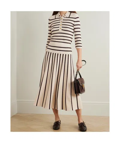 Zimmermann Kindred Spirit Luna Stripe Polo Minidress In White