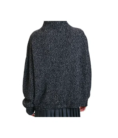 Momoní Long Sleeve Sweater In Black