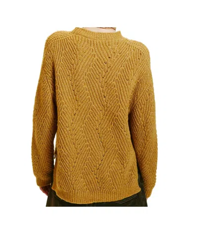 Momoní Long Sleeve Sweater In Brown