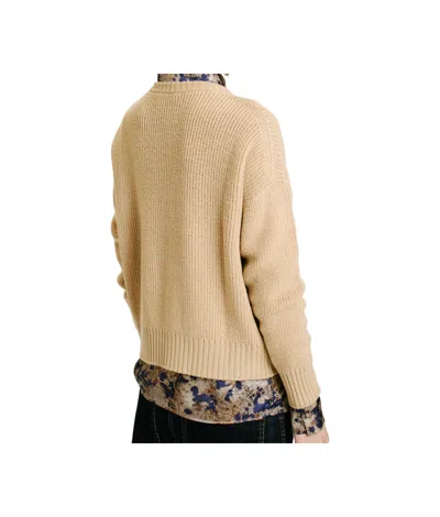 Momoní Long Sleeve Sweater In Nude