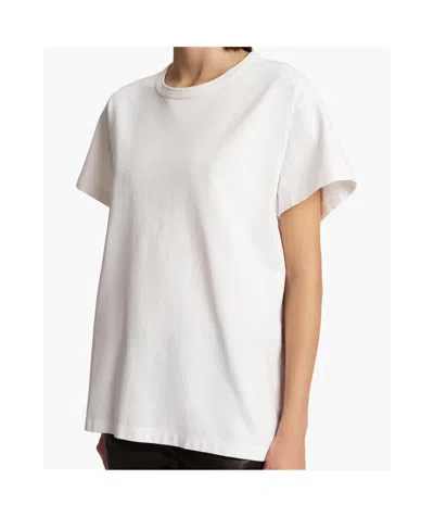 Khaite The Emmylou Cotton T-shirt In White