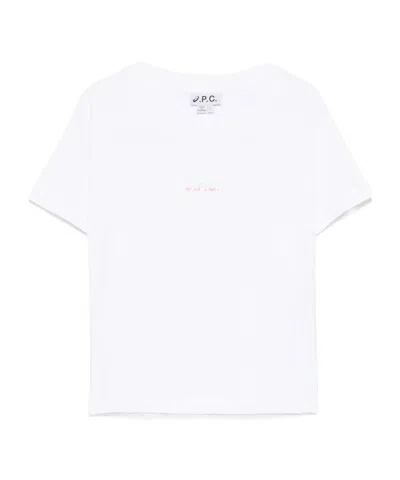 Apc A.p.c. Tshirt In White