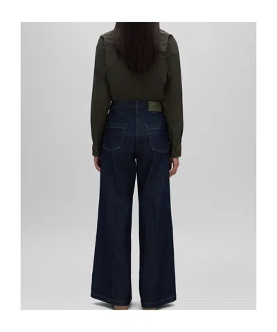 Aspesi Belt-loop Casual Pants In Denim
