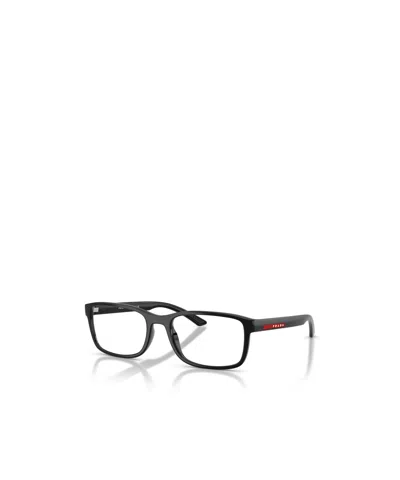 Prada Eyewear Rectangular Frame Glasses In Black
